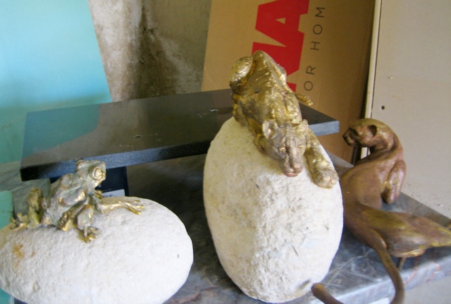 В ателието || Бронз, камък / bronze and stone || 2010
