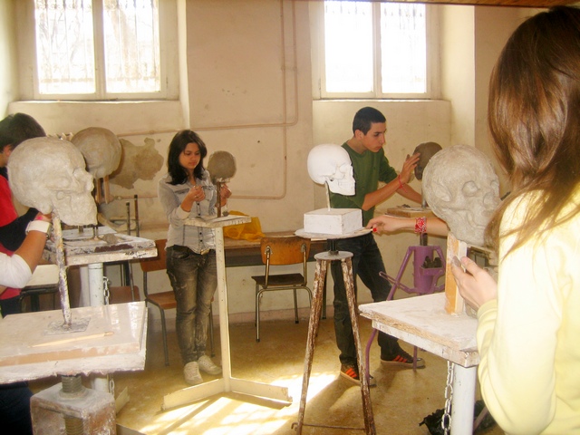 Cranium's modeling || Глина / clay || 2011