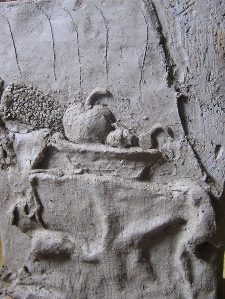 Naturmorte with corn || Глина / clay || 2011